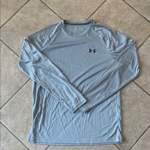 Under Armour Men's Light Grey Long Sleeve Tee
